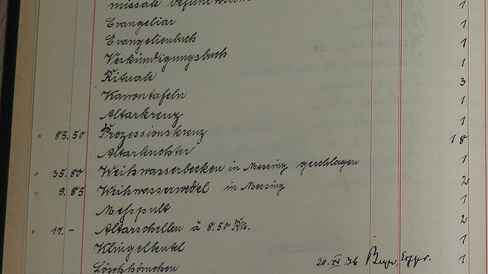 Inventarbuch - Archiv Katholische Kirchengemeinde Salvator Lichtenrade 