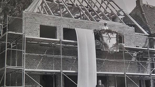 Richtfest Gemeindehaus 28. Juli 1975 - Archiv Katholische Kirchengemeinde Salvator Lichtenrade