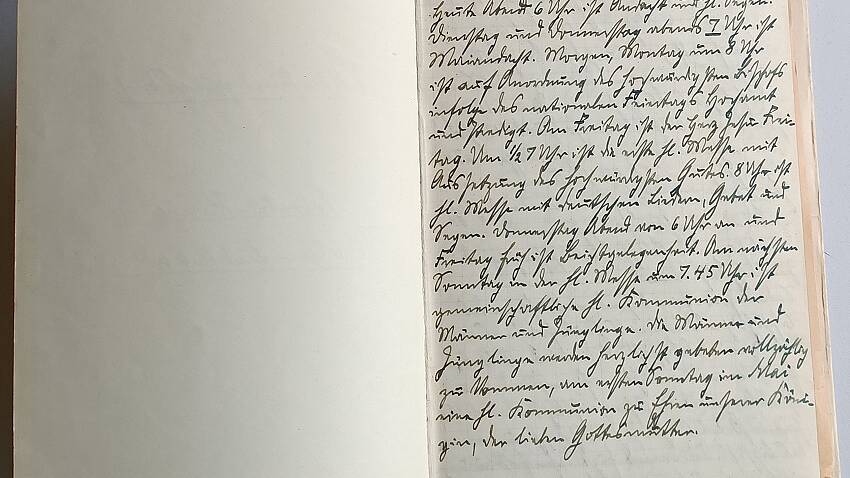 Vermeldungsbuch 1933 bis 1938 - Archiv, Katholische Kirchengemeinde Salvator Lichtenrade
